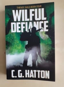 Wilful Defiance by CG Hatton - Front Cover
